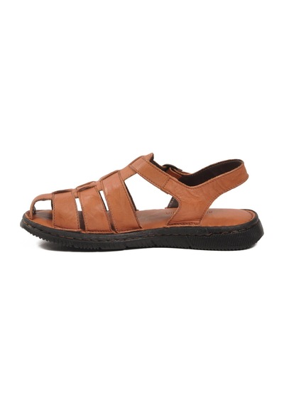 Pierre Cardin Taba Hakiki Deri Erkek Günlük Sandalet Pc-7462 M Taba