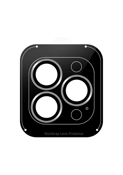 Novstrap Apple Uyumlu iPhone 16 Pro Max / 16 Pro İle Kamera Koruma Lens Koruyucu Cam Uygulama Aparatlı