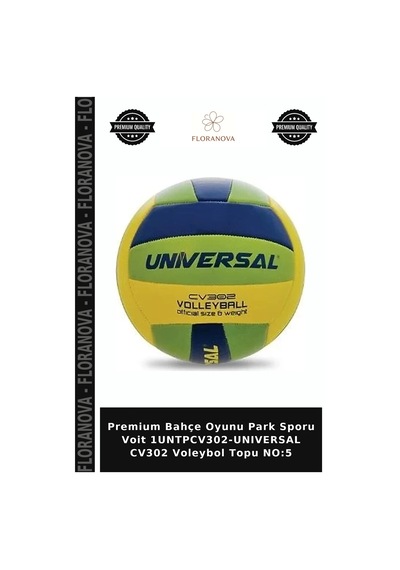 Premium Bahçe Oyunu Park Sporu Voit 1untpcv302-unıversal Cv302 Voleybol Topu No:5 Çok Renkli