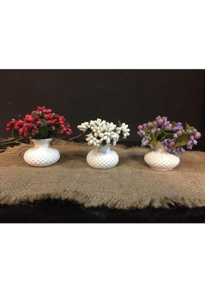Bernami Mumluk Şamdanpinterest Üçlü Dekoratif Mini Set Aksesuar Hariçtir Diğer