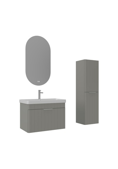 Orka Procida 80 Cm Mat Kaşmir Banyo Dolabı Takımı Ve Boy Dolabı Beyaz Orka Procida 80 Cm Mat Kaşmir Banyo Dolabı Takımı Ve Boy Dolabı Beyaz