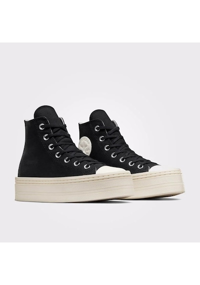 Converse Chuck Taylor All Star Modern Lift Platform Canvas Kadın Sneaker-siyah Siyah