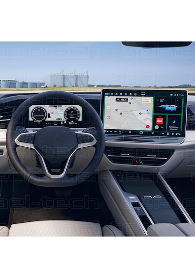 Volkswagen Passat Variant Uyumlu 10 İnç Dijital Gösterge Ve 15inç Navigasyon 9h Nano Ekran Koruyucu 2 Li Set 2025