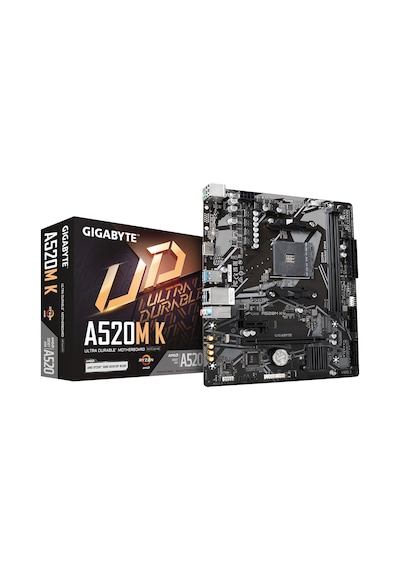 Gigabyte A520M K 1.0 AMD A520 5100 MHz (OC) DDR4 Soket AM4 mATX Anakart