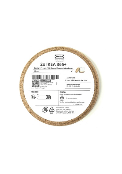 Ikea 365+ Kupa, Bardak, Fincan Altlığı Derin Oluklu 10cm Masa Yüzeyini Muhafaza Eder,takı Kasesi 4 Adet Diğer