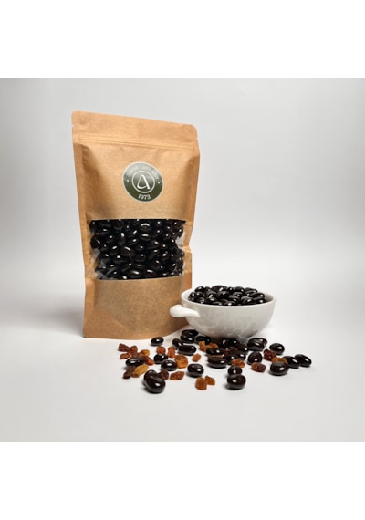 Bitter Çikolatalı Üzüm Draje - Doğal Kuru Üzüm 250gr