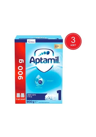 Aptamil 1 Bebek Sütü 0-6 Ay 3 x 900 G