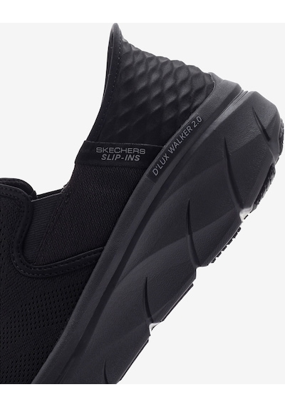 Skechers D'lux Walker 2.0 - Reeler Erkek Siyah Spor Ayakkabı 232463 Bbk Siyah