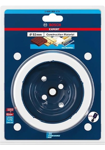 Bosch 92 Mm Yapı Malzemeleri İçin Panç 2608900478