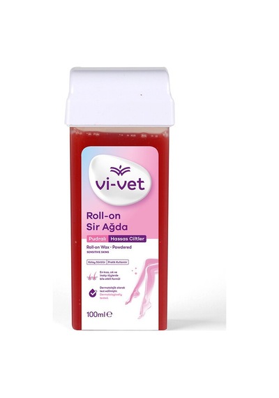 Vi-vet Roll-on Pudralı Kartuş Sir Ağda 100ml - 24'li Paket