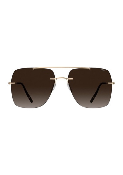 Silhouette 8750 75 7530 Unisex Güneş Gözlüğü Kahverengi