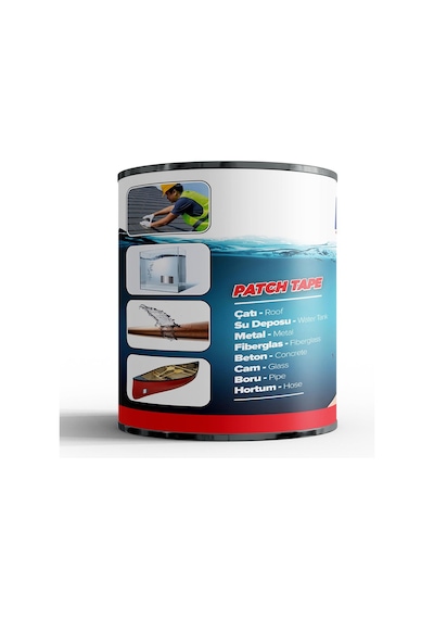 Boss Tape Suya Dayanıklı Depo Boru Hortum Yama Bandı 48Cmx1,2Mt