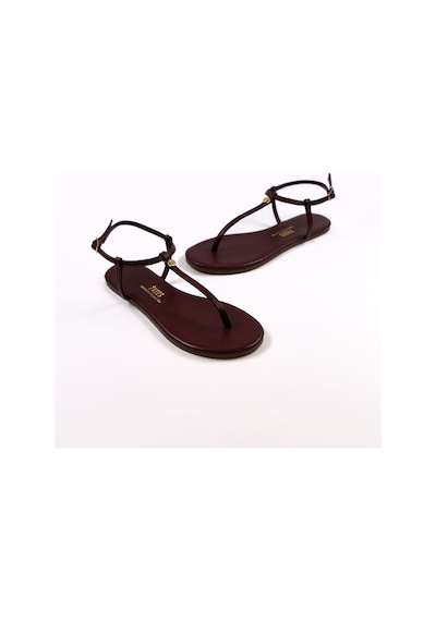 Kadın Bordo Parmak Arası Sandalet Bordo