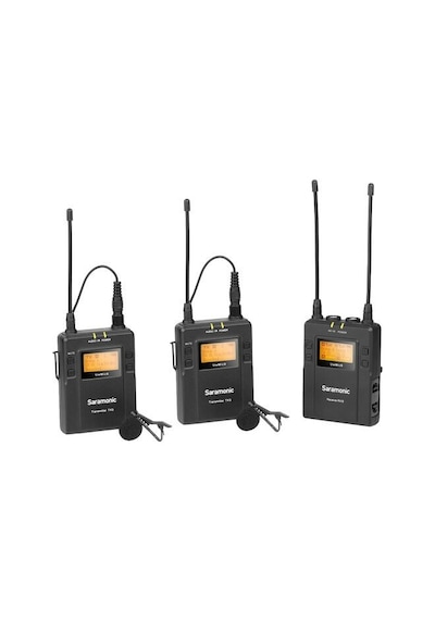 Saramonic Uwmic9 Kit 2 Rx9 Tx9 Tx9 Kablosuz Yaka Mikrofonu