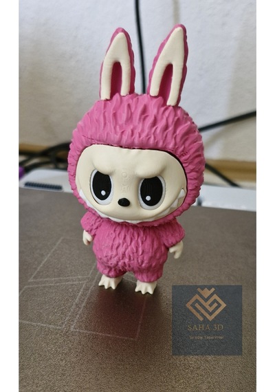 Labubu Figür Pembe Renk 11 Cm