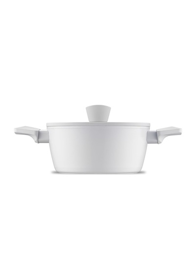 Jumbo Swiss Crystal 6 Parça Light Grey Midi Tencere Seti Açık Gri