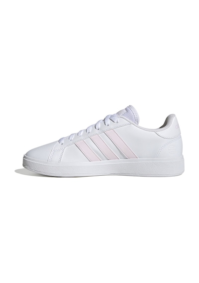Adidas Grand Court Base 2 Beyaz Kadın Sneaker 000000000101508638 Beyaz - Pembe