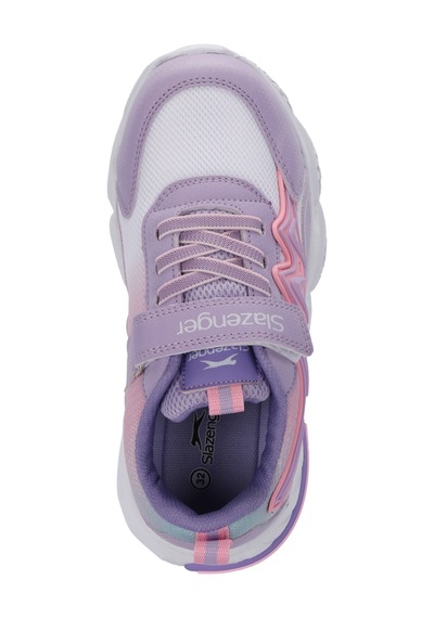 Slazenger Explorer I Kız Çocuk Cırt Cırtlı Lila Günlük Spor Ayakkabısı