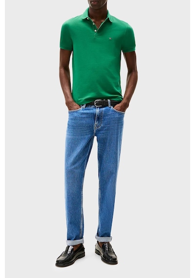 Tommy Hilfiger Erkek Polo Yaka T Shirt Mw0mw17771 L4f Yeşil Yeşil