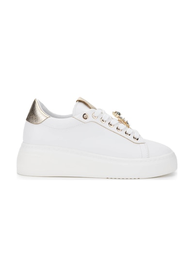 Tamer Tanca Kadın Vegan Beyaz Sneakers & Spor Ayakkabı 1009 116 Bn Ayk Y25 Byz Cılt/lame Beyaz