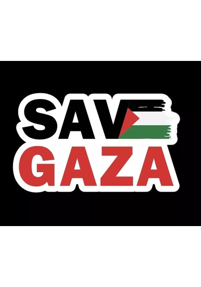 Gaza Palestine Özgür Filistin Gazze Araba Leptop Sticker 18 Cm