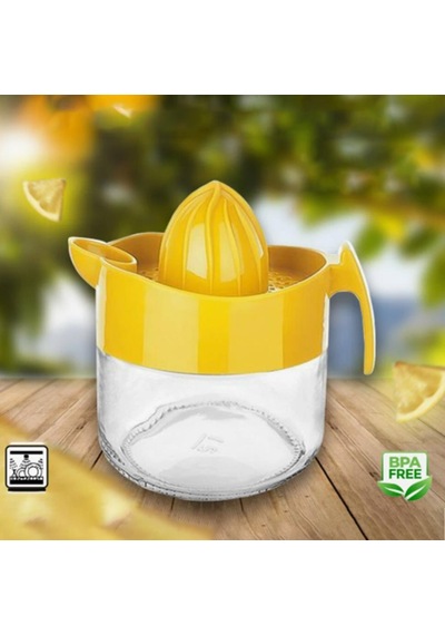 Petinka Limon Sıkacağı Cam Hazneli 300ml Pratik Narenciye Sıkacağı Çok Renkli