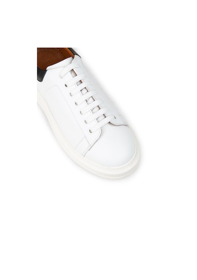 Deery Erkek Hakiki Deri Beyaz Sneaker Ayakkabı - 01990mbyzp01 Beyaz