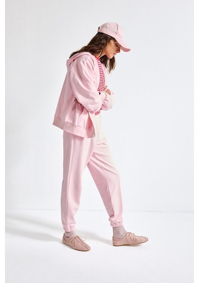 Defacto Jogger Fıt Elastik Bağlamalı Bel Basıc Pamuklu Eşofman Altı F9622ax26wnpn38 Pembe-pn38