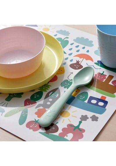 Ikea 4 Yemek Kaşığı Kalas Seti Farklı Renkler Genel