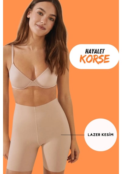 Genculus Kalça Kaldırıcı Göbek Basen Lazer Hayalet Korse Çok Renkli