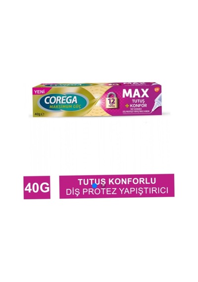 Max Tutuş+ Max Kontrol Tutuş Protez Yapıştırıcı