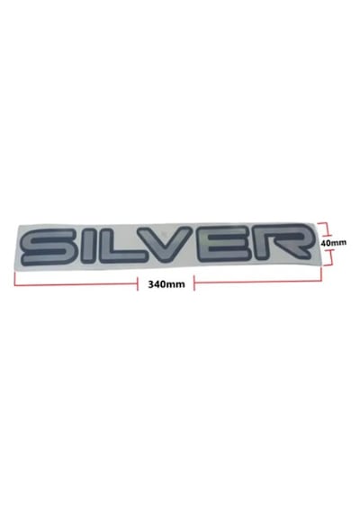 Kapı Çıkarması Yazı Etiket Sılver 340x40mm Ford Connect