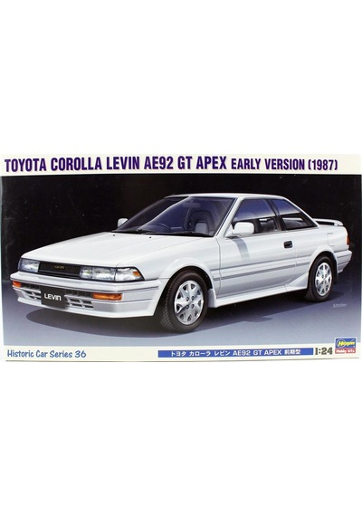 Hasegawa Hc36 21136 1/24 Ölçek Toyota Corolla Nevin Ae92 Apex 1987 Otomobil Plastik Model Kiti