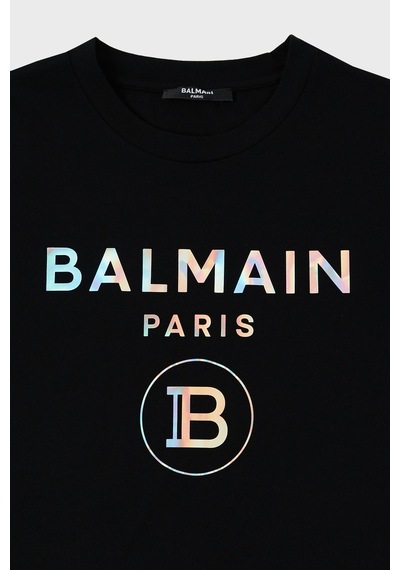 Balmain Çocuk T Shirt 6m8021 Mx030 930mc Siyah