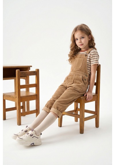 Dark Seer Kids Ds K 2110 Sneaker 2025 Kız Çocuk Bej-mor