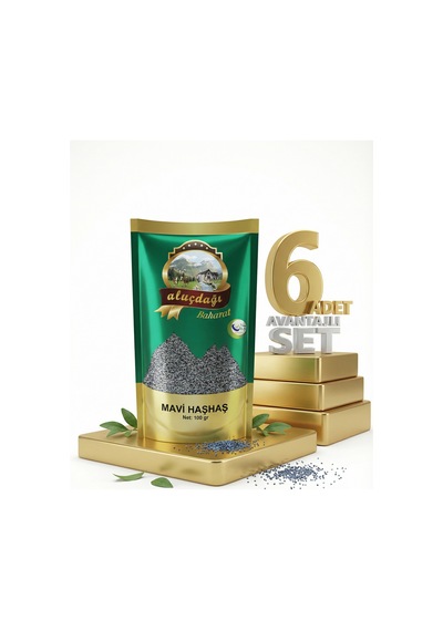 Aluçdağı Mavi Haşhaş 6x100 Gr