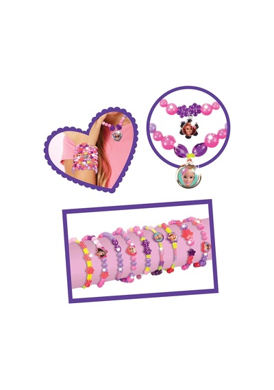 Barbie İkili Takı Seti - Dede Takı Seti - Boncuk Kolye Seti - Barbie Oyuncakları 1 Adet
