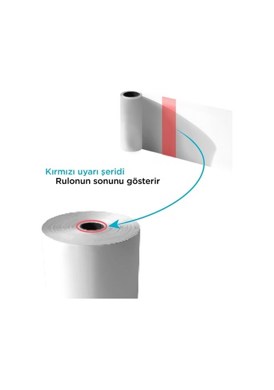20 Adet 80 Mm X 80 M X 12 Mm Termal Rulo Ve Termal Kağıt, 48 G, Kasa Rulosu, Yazarkasa İçin Kağıt Rulo, Bpa İçerme