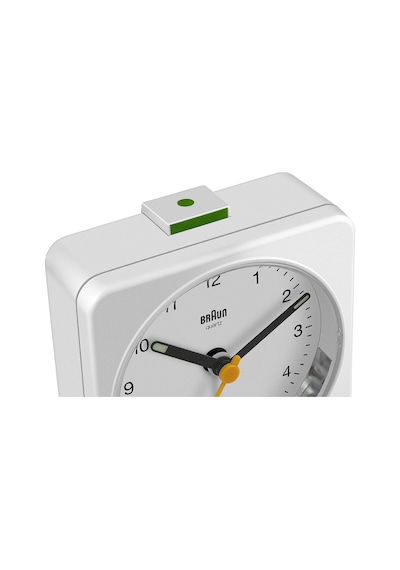 Braun Bc03w Beyaz Klasik Seyahat Analaog Alarmlı Masa Saati Brn.bc03w