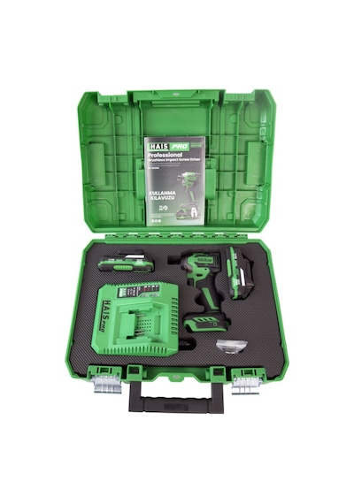 Hais Pro RB-DB2108 21V 2.0 Ah Çift Akülü Profesyonel Darbeli Vidalama Makinesi