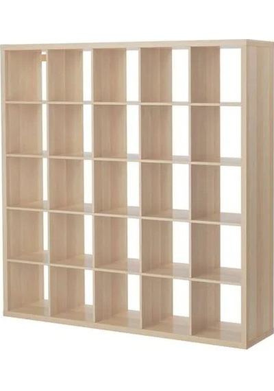 Ikea Kallax Açık Raf Ünitesi, Ağartılmış Meşe Görünümlü 182x182 Cm Meşe