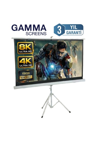 Gamma Screens 150x150 Tripod Projeksiyon Perdesi
