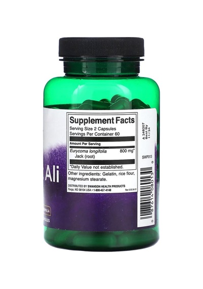 Tongkat Ali, 400 Mg, 120 Kapsül - Dmm007182
