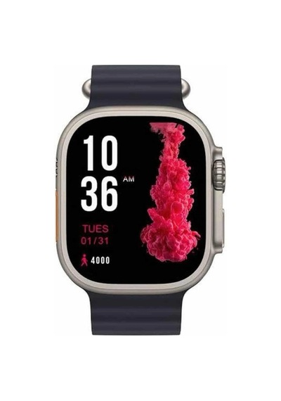 Mey İthalat Ultra Akıllı Saat 49 Mm Çift Kordonlu Arama Cevaplama Bluetooth Bağlantılı