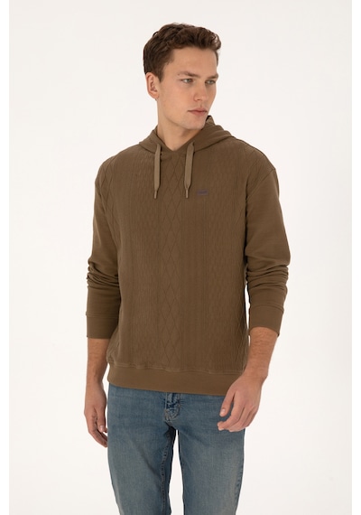 U.s. Polo Assn. Erkek Haki Sweatshirt 50310048-vr027 Haki