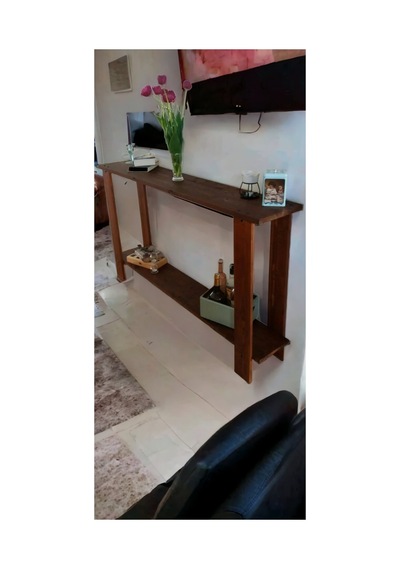 Doğal Rustik Ahşap Dresuar Naturel
