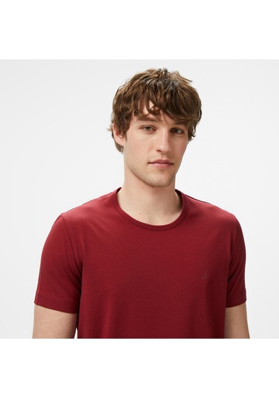 Nautica Erkek Kırmızı Regular Fit T-shirt 026 V55009t Kırmızı