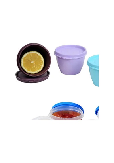 Moonstarr Kitchenware Micro Plus 4'lü Limon Ve Sarımsak Kutusu - Asorti Çok Renkli
