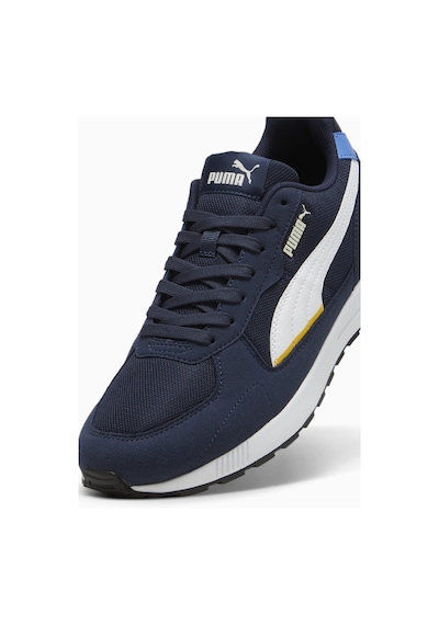 Puma Erkek Graviton-club Navy-white-yellow Ayakkabı Günlük 001