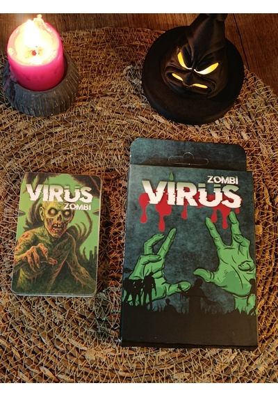 Virüs Zombi Strateji Oyun Kartları - Kese Hediyeli 50 Kart